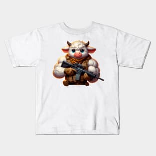 Fluffy Cow Kids T-Shirt